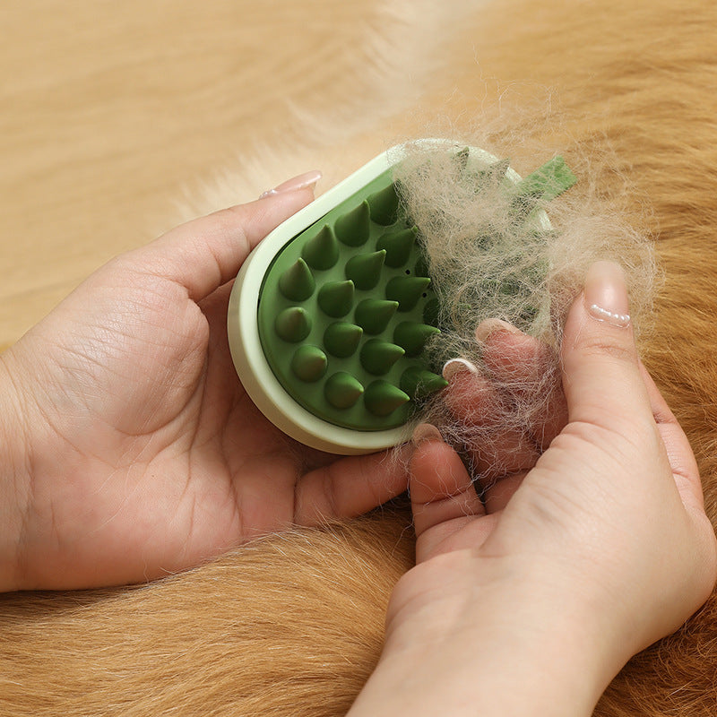 Brosse de Bain et Massage en Silicone pour Chiens et Chats