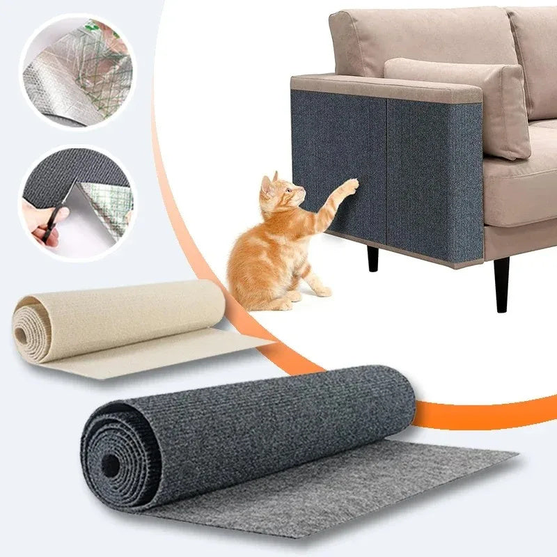 Planche à Griffer Auto-Adhésive pour Chat – Protection Canapé et Mur